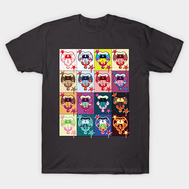 Pop Art Fangs T-Shirt by JollyHedgehog